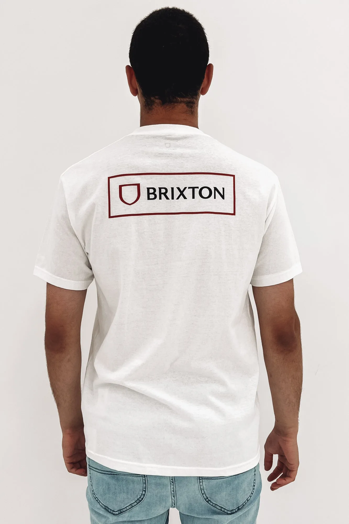 Alpha Block Short Sleeve Standard Tee White