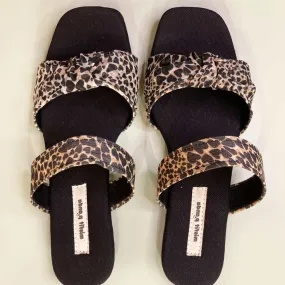 Animal Print Black Flats for Women | R-Elan Fabric | Comfy Wear