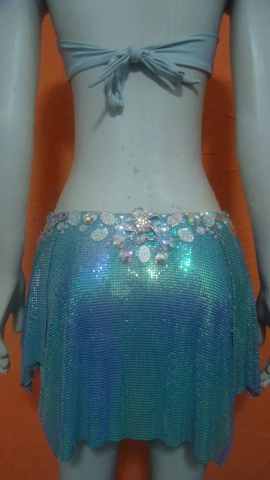 Azure Samba Luxury Dance Wear