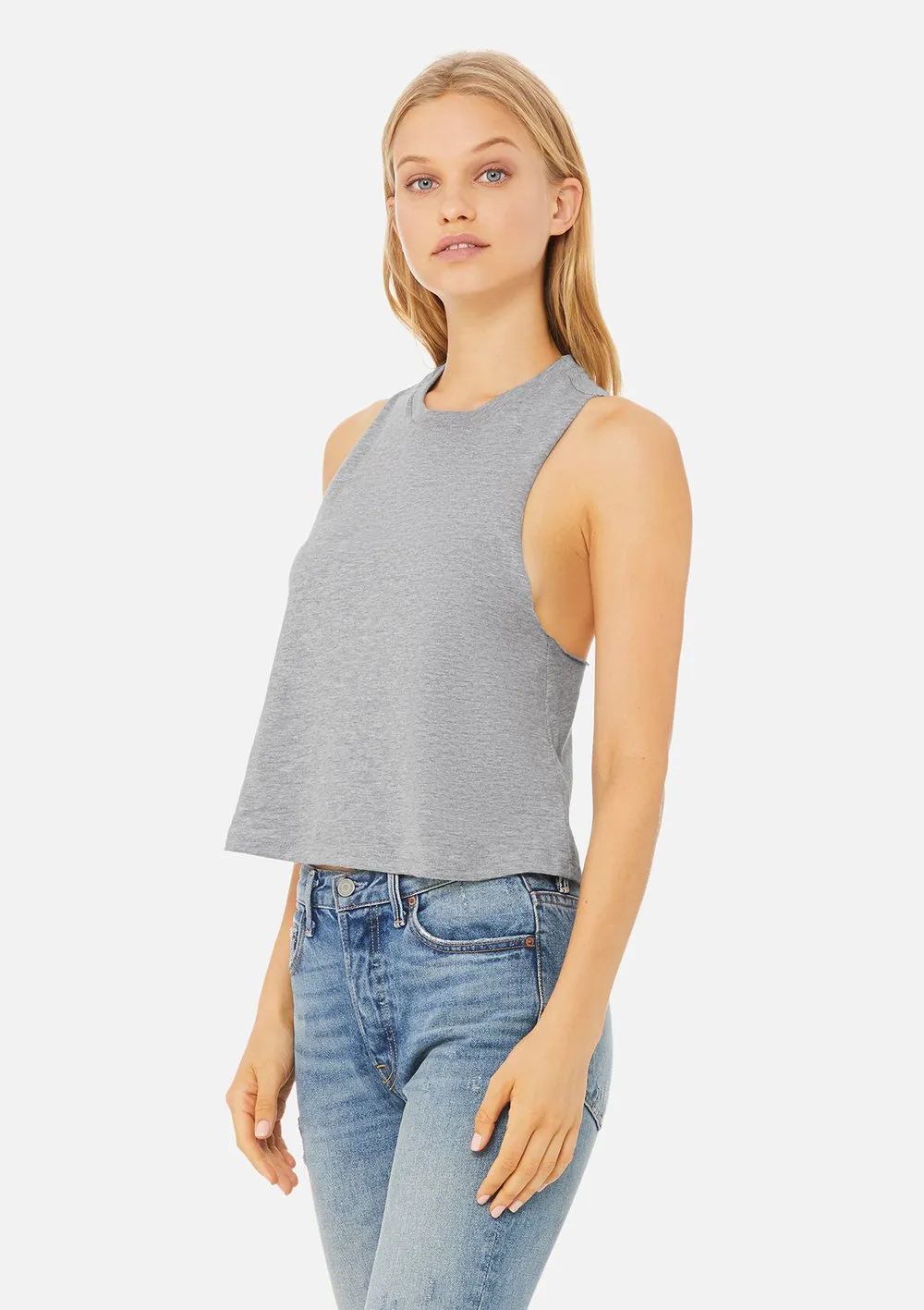 Bella Canvas| Sueded Crop Tank