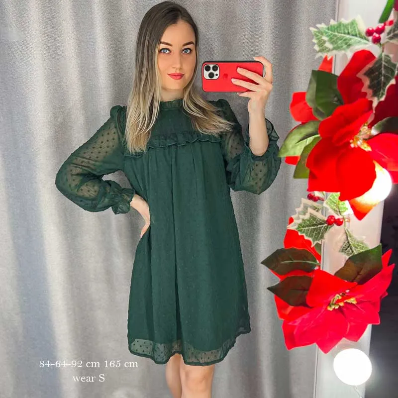 Boho Mini Dress Tunic Dress, Willow in Black