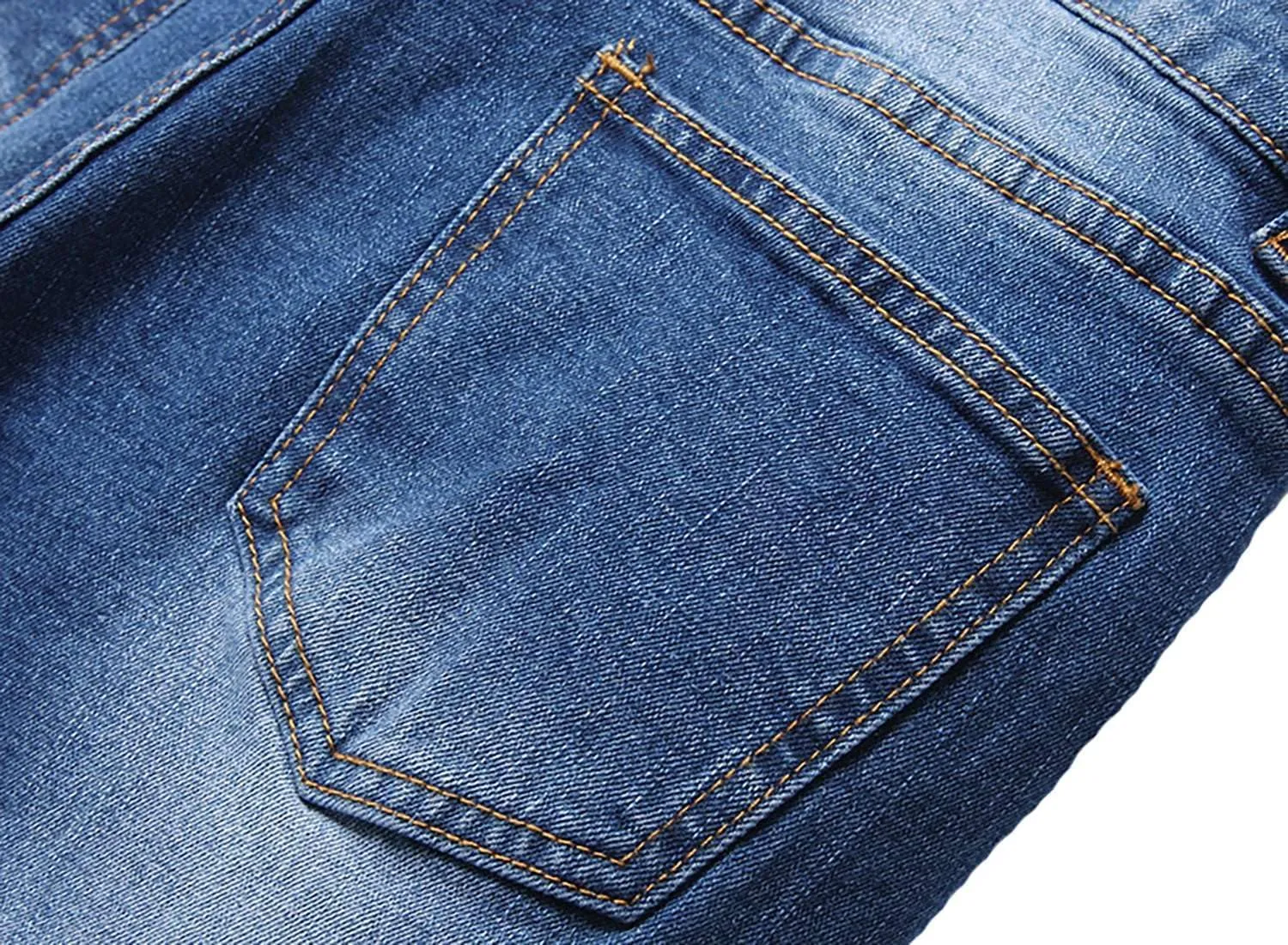 Boy's Jeans Pants Kids Ripped Skinny Jeans Casual Slim Fit Denim Jeans Trousers