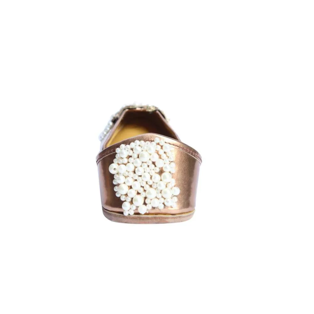 Copper Embellished Women Jutti | Intricately Crafted And Comfy
