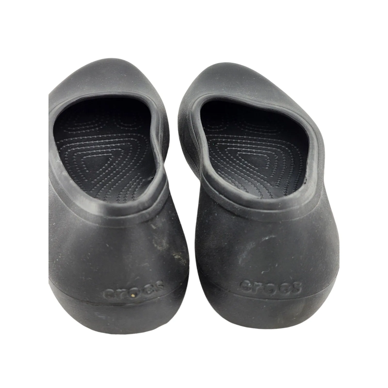Crocs Iconic Comfort Women W11 Slip Resistant Black Lock Flats Shoes Comfy Kicks