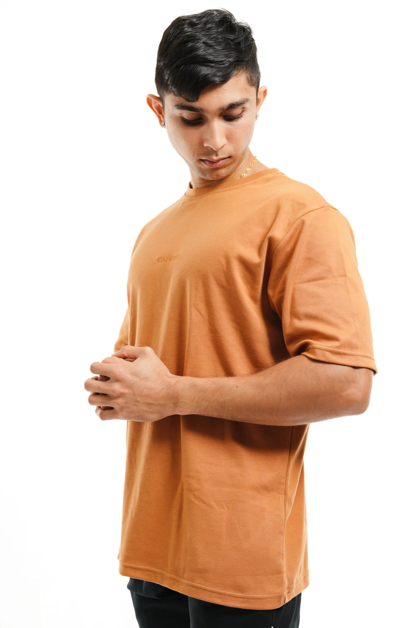 Desire Oversize Tee - Wooden Brown