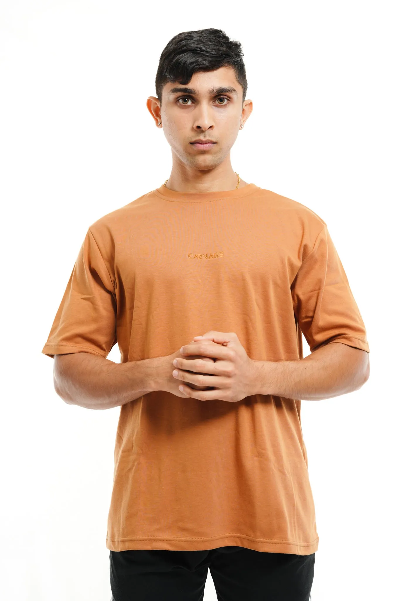 Desire Oversize Tee - Wooden Brown