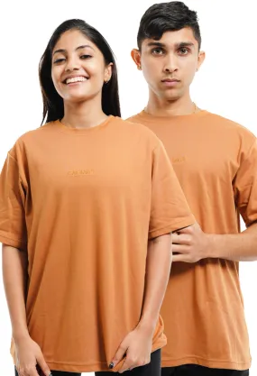 Desire Oversize Tee - Wooden Brown