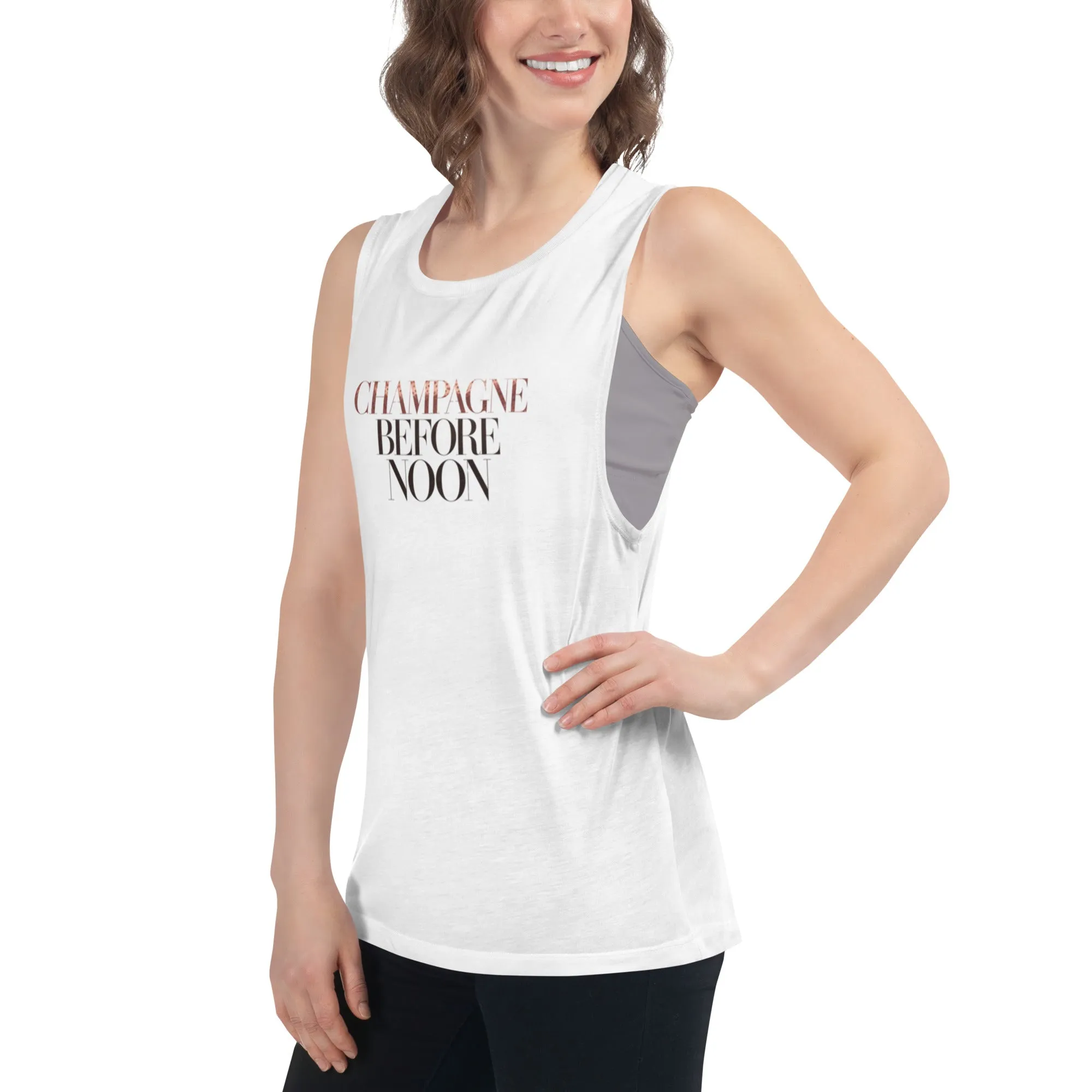 DUO MODERN "Champagne Before Noon" Ladies’ Muscle Tank