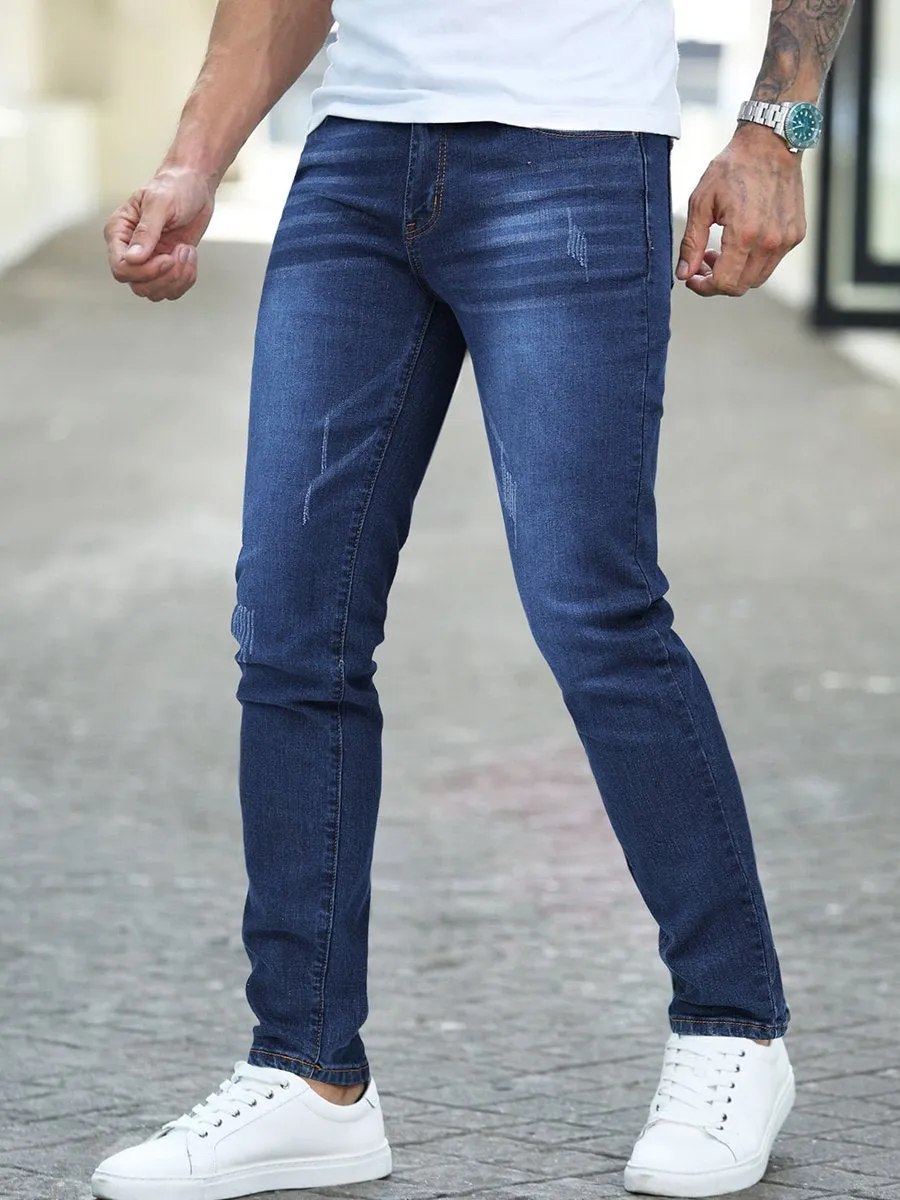 Fashion Casual Simple Stretch Jeans