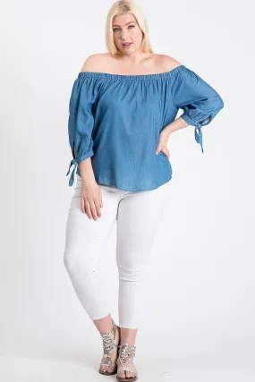 Get That Denim Look Top