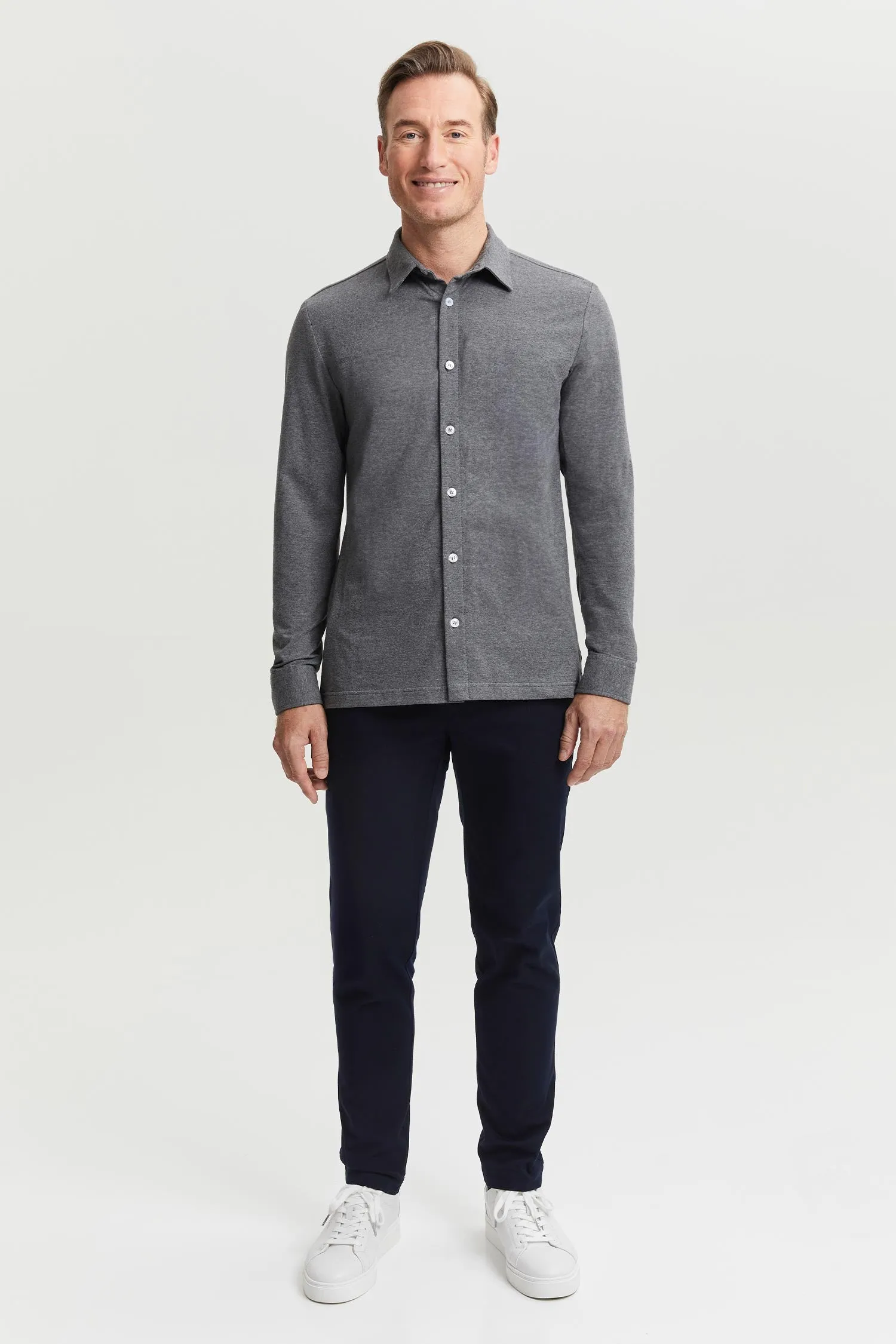 Hemmo Organic Cotton Jersey Shirt Grey