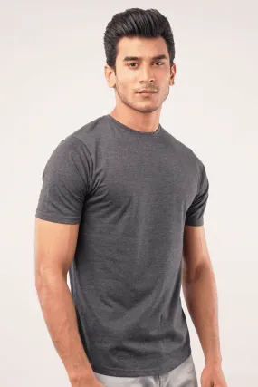 Koel Crew Neck T-Shirt - Charcoal Grey