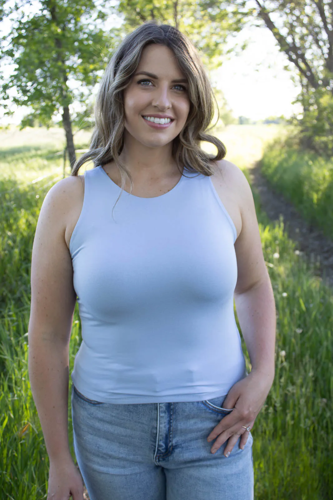 Kristen Double Layer Knit Tank