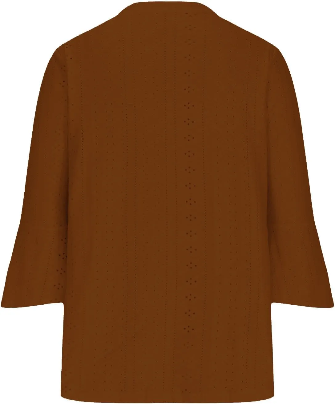 Lightweight Cardigans for Women 3/4 Sleeve Button Down Tops Loose Fit Cover Up Comfy Solid Color Open Front Blouses