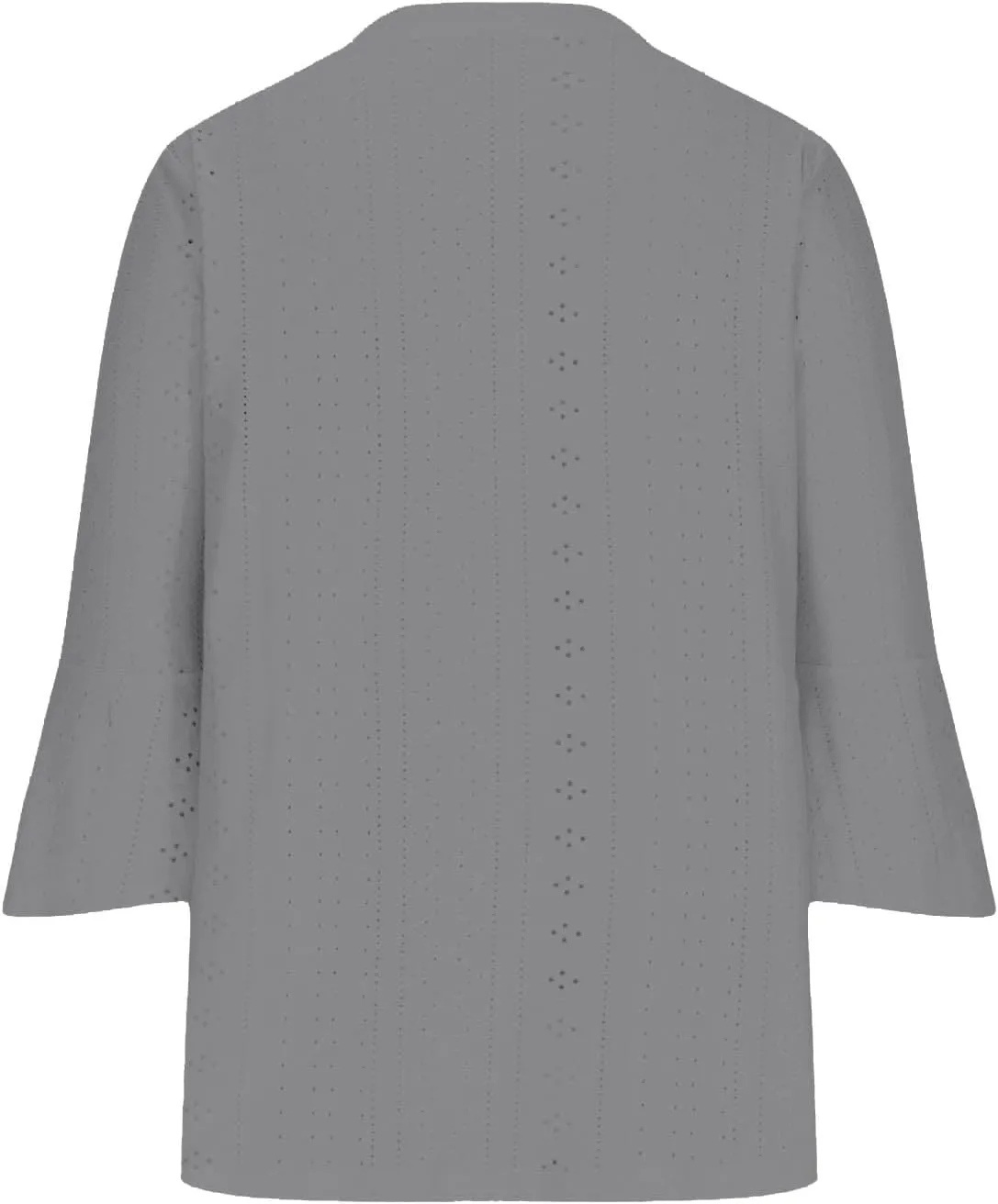 Lightweight Cardigans for Women 3/4 Sleeve Button Down Tops Loose Fit Cover Up Comfy Solid Color Open Front Blouses