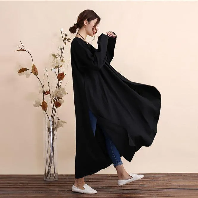 Maxi Wrap-style Dress Coat