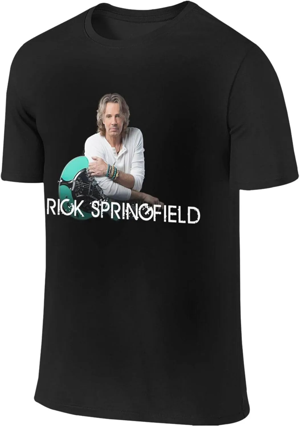 Men T Shirt Short Sleeve Crewneck Tee Summer Beach Tops Comfortable Cotton Shirt