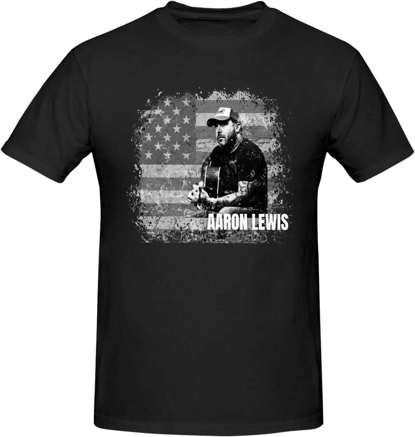 Men T Shirt Short Sleeve Crewneck Tee Summer Beach Tops Comfortable Cotton Shirt