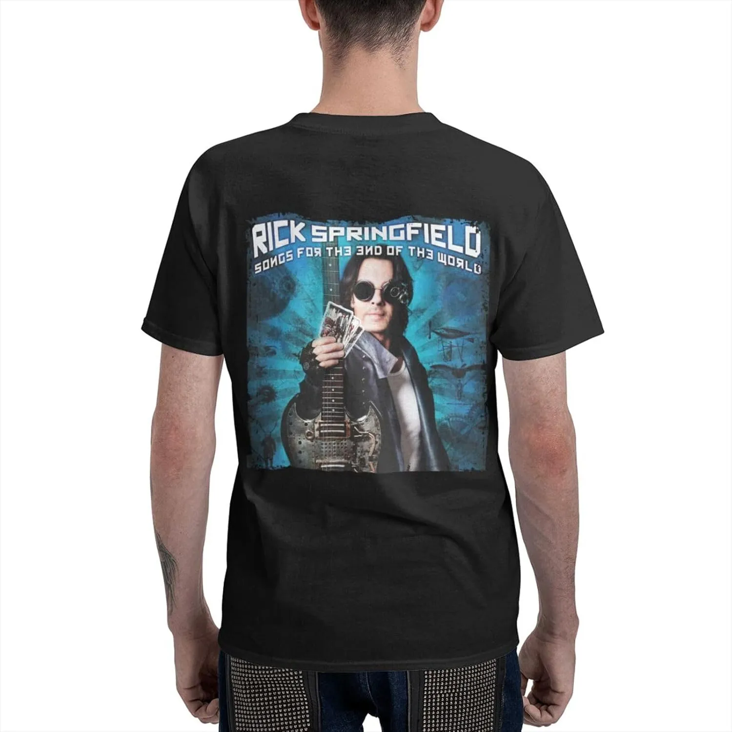 Men T Shirt Short Sleeve Crewneck Tee Summer Beach Tops Comfortable Cotton Shirt