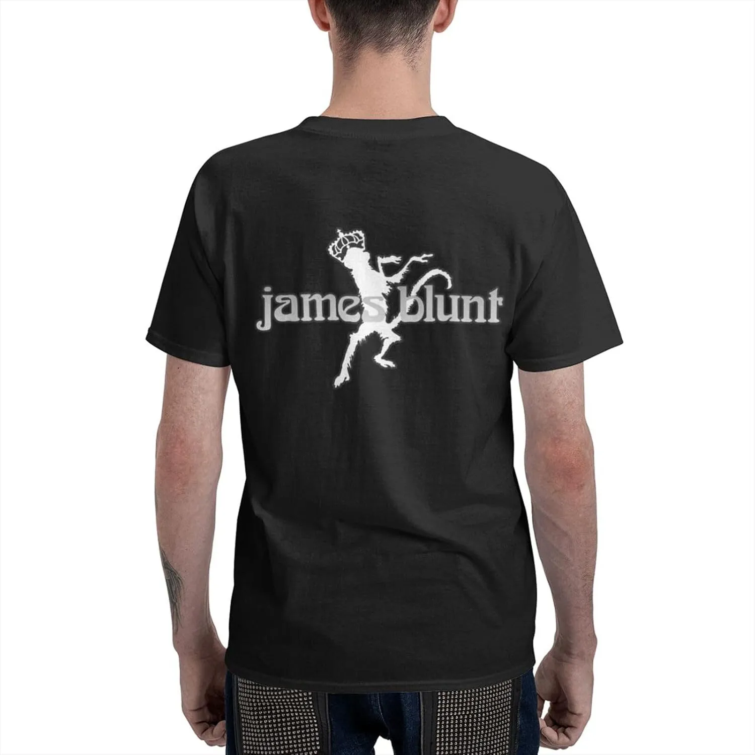 Men T Shirt Short Sleeve Crewneck Tee Summer Beach Tops Comfortable Cotton Shirt