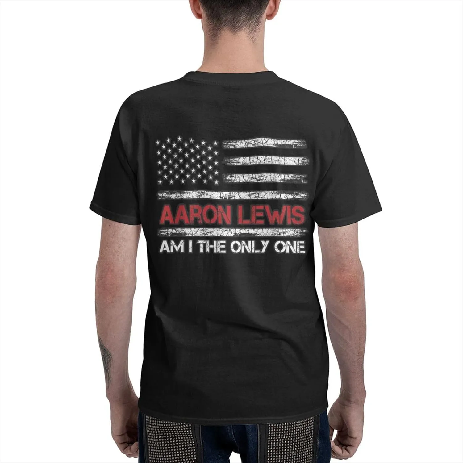 Men T Shirt Short Sleeve Crewneck Tee Summer Beach Tops Comfortable Cotton Shirt