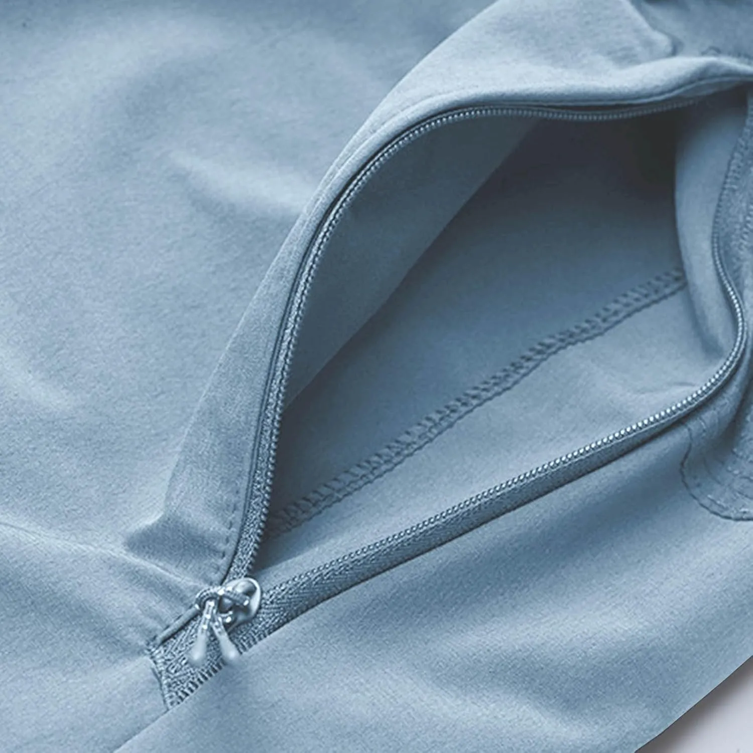Men's Jackets Lightweight Fashion Long Sleeve Solid Color Zipper Hooded Jacket Classic Breathable Outdoor Jacket