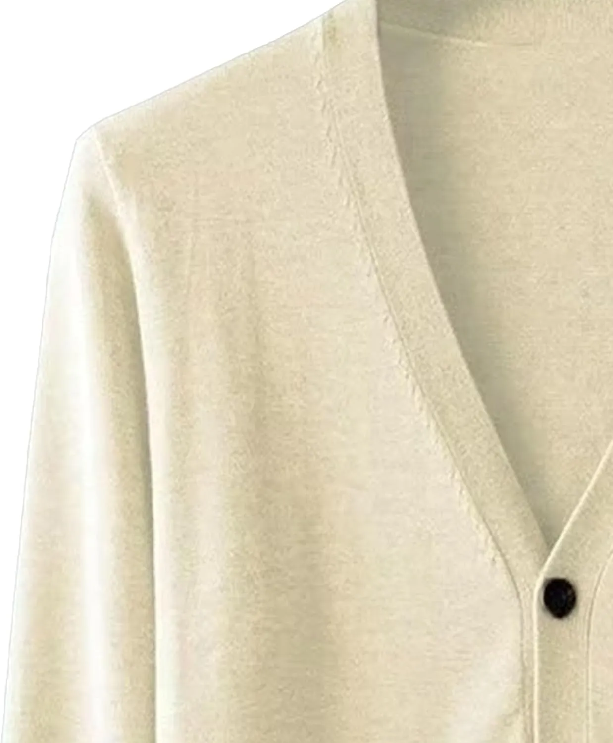 Mens Lightweight Sweater V-Neck Jacket Breathable Buttons Knited Cardigan Comfortable Soft Outerwear