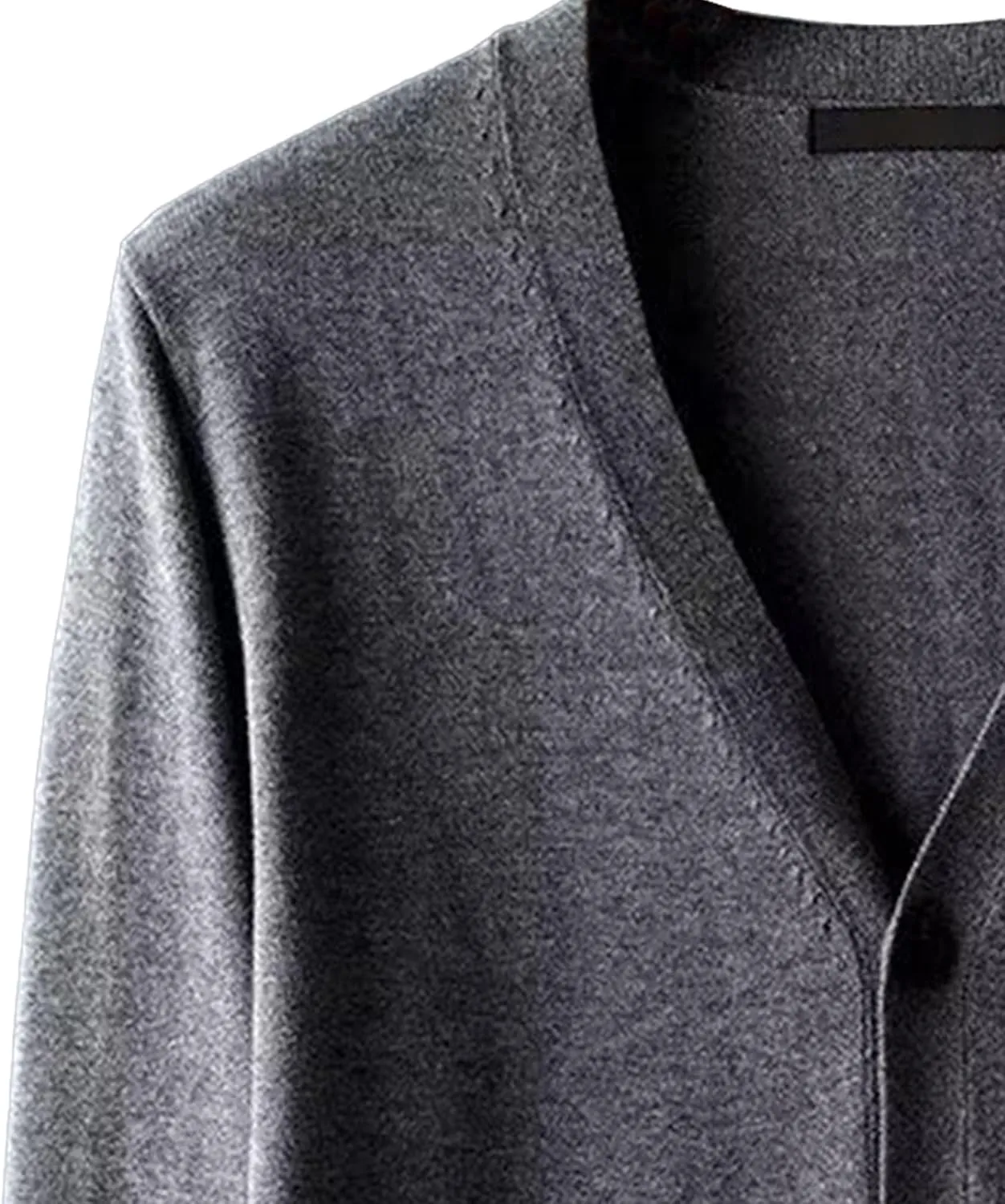Mens Lightweight Sweater V-Neck Jacket Breathable Buttons Knited Cardigan Comfortable Soft Outerwear