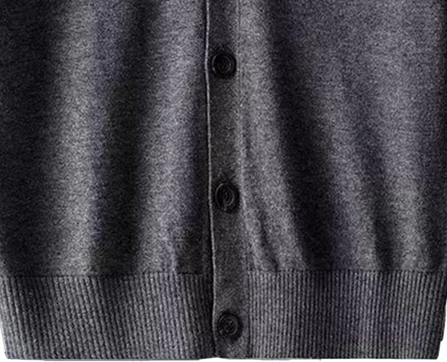 Mens Lightweight Sweater V-Neck Jacket Breathable Buttons Knited Cardigan Comfortable Soft Outerwear
