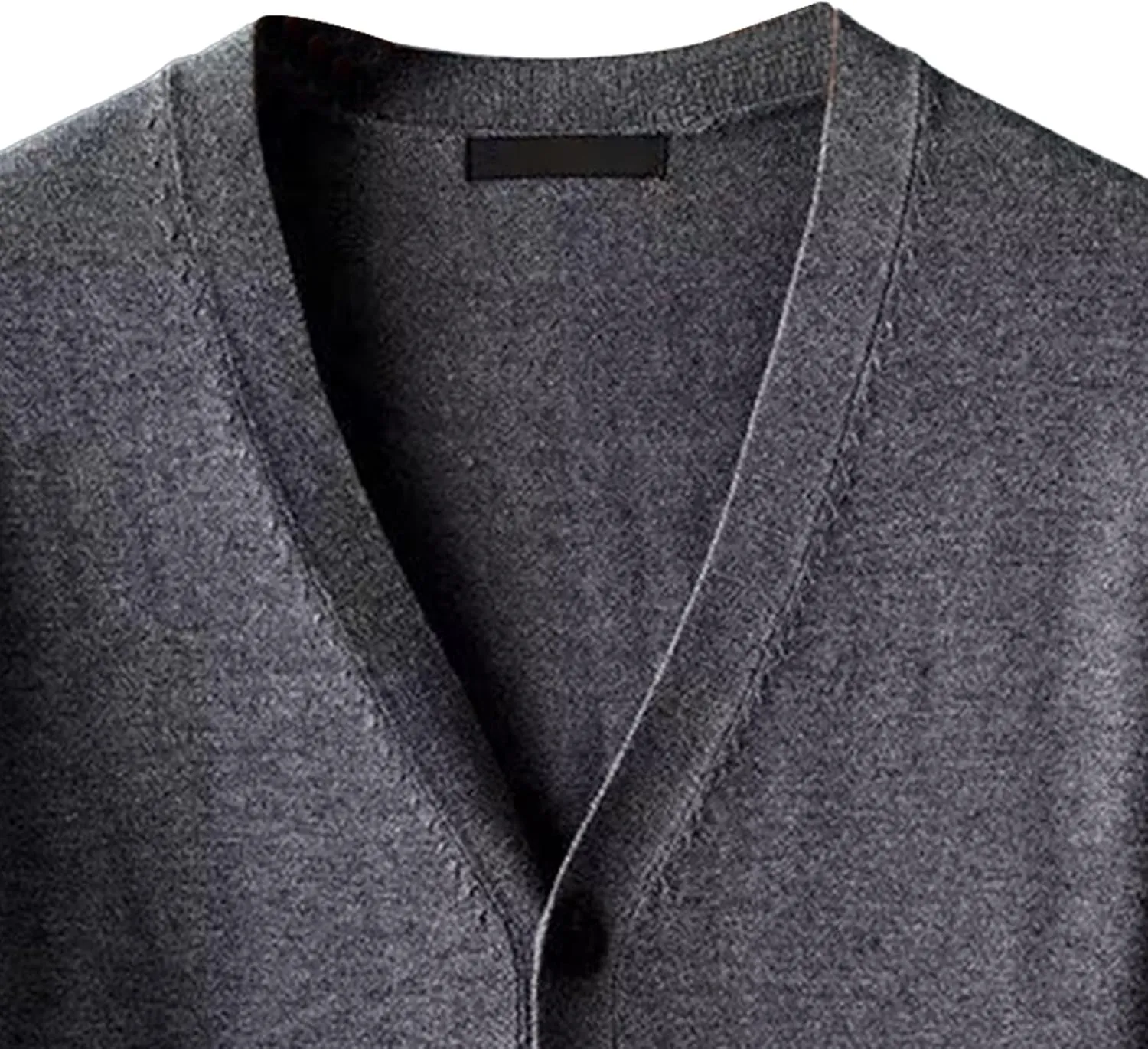 Mens Lightweight Sweater V-Neck Jacket Breathable Buttons Knited Cardigan Comfortable Soft Outerwear