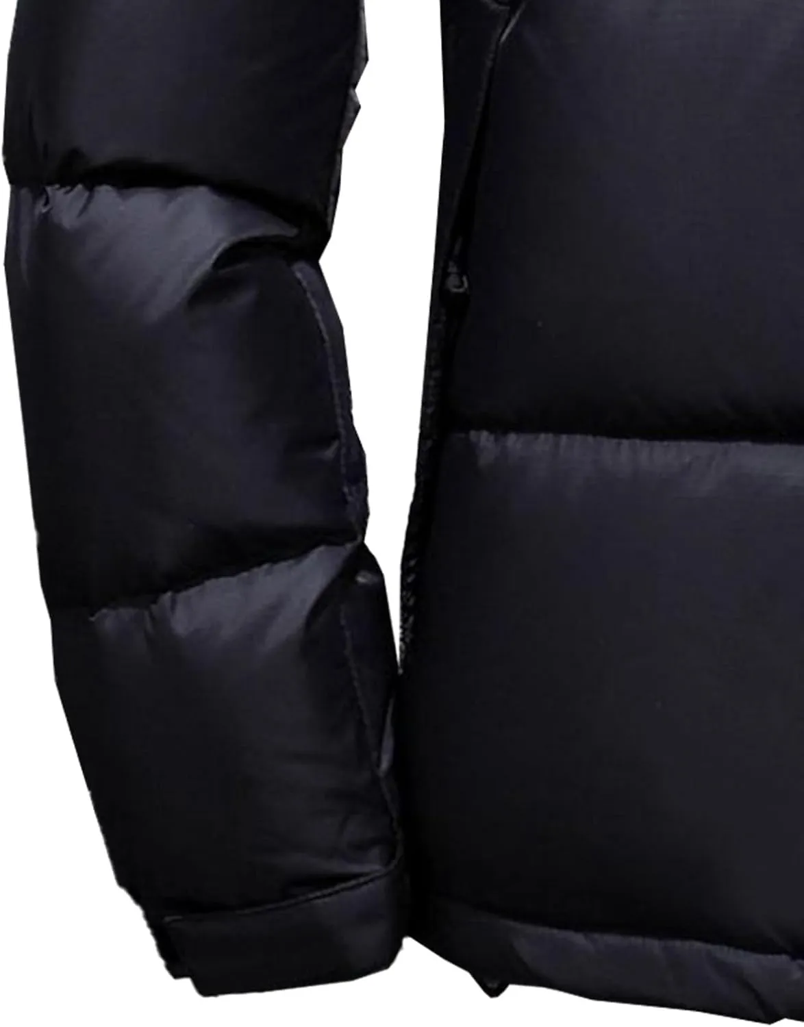 Mens Retro Bubble Puffer Jacket Stylish Stand Collar Duck Down Coats Short Casual Color Down Jackets