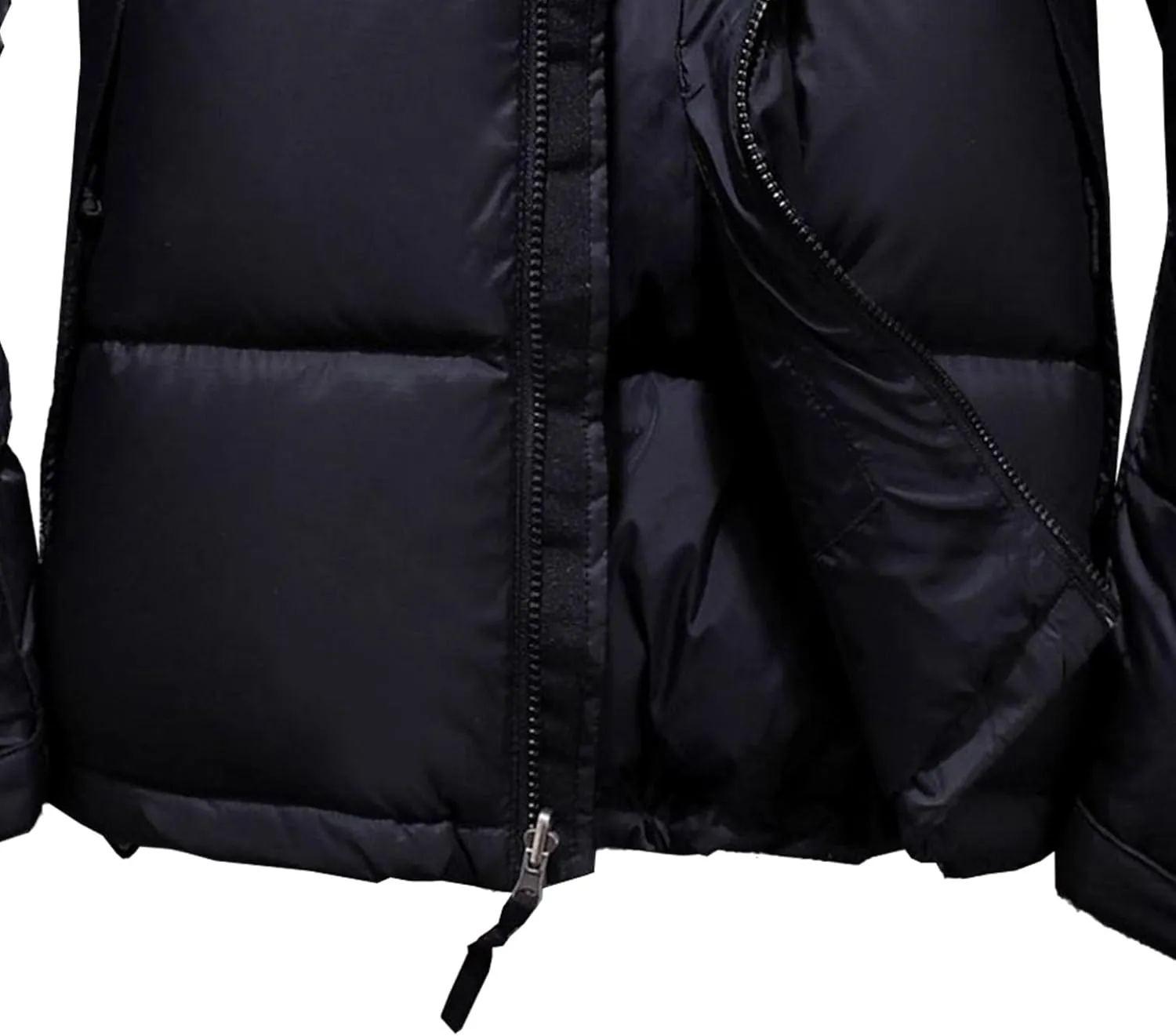 Mens Retro Bubble Puffer Jacket Stylish Stand Collar Duck Down Coats Short Casual Color Down Jackets
