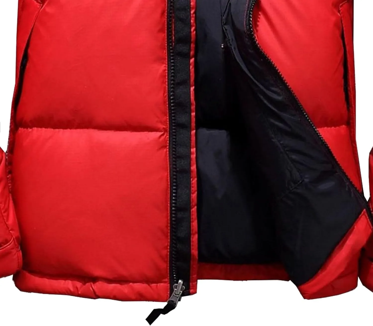 Mens Retro Bubble Puffer Jacket Stylish Stand Collar Duck Down Coats Short Casual Color Down Jackets