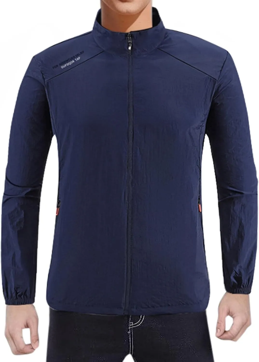 Men's Summer Thin Ice Silk Breathable Coat Large Size Fishing Quick Drying Sun Protective Clothing Young Mens Men's Anoraks