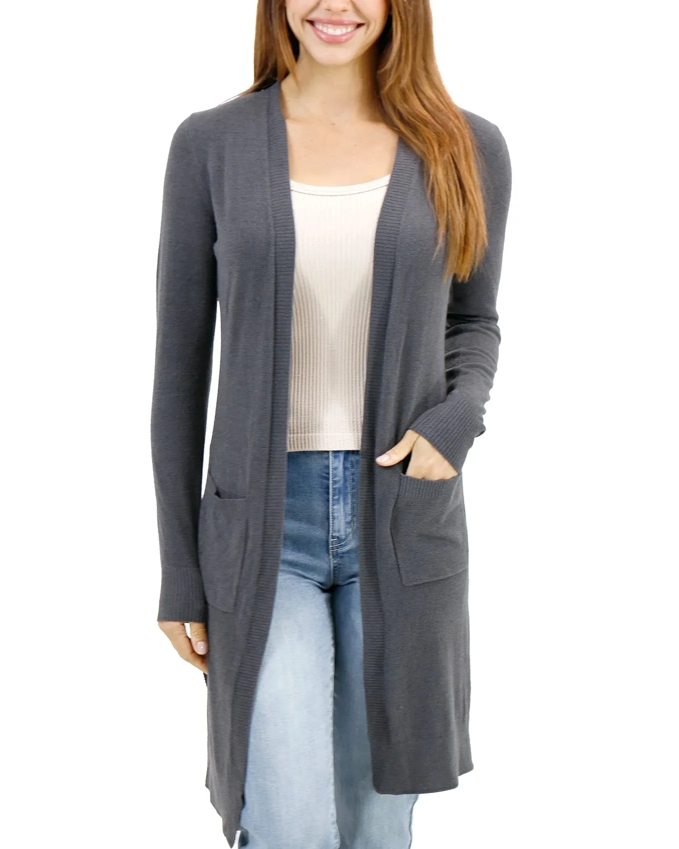 Micro Bambü Smoke Cardigan