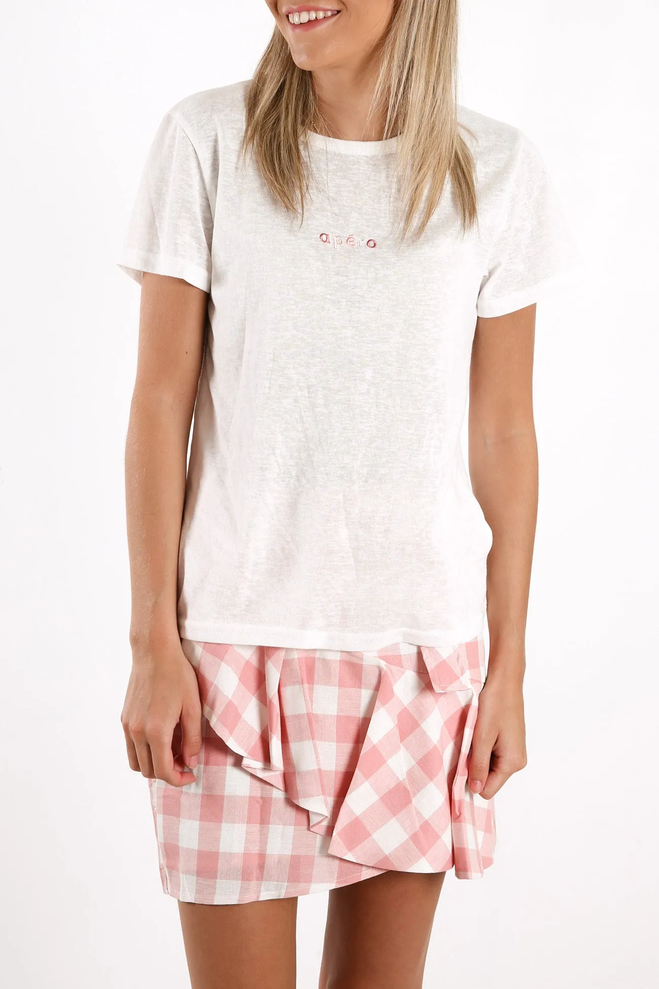 Mini Embroidered Femme Tee