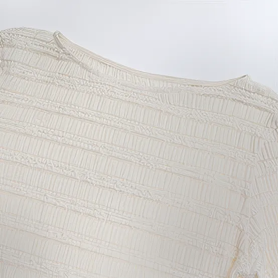 Minimalist Textured Long Sleeve Tee