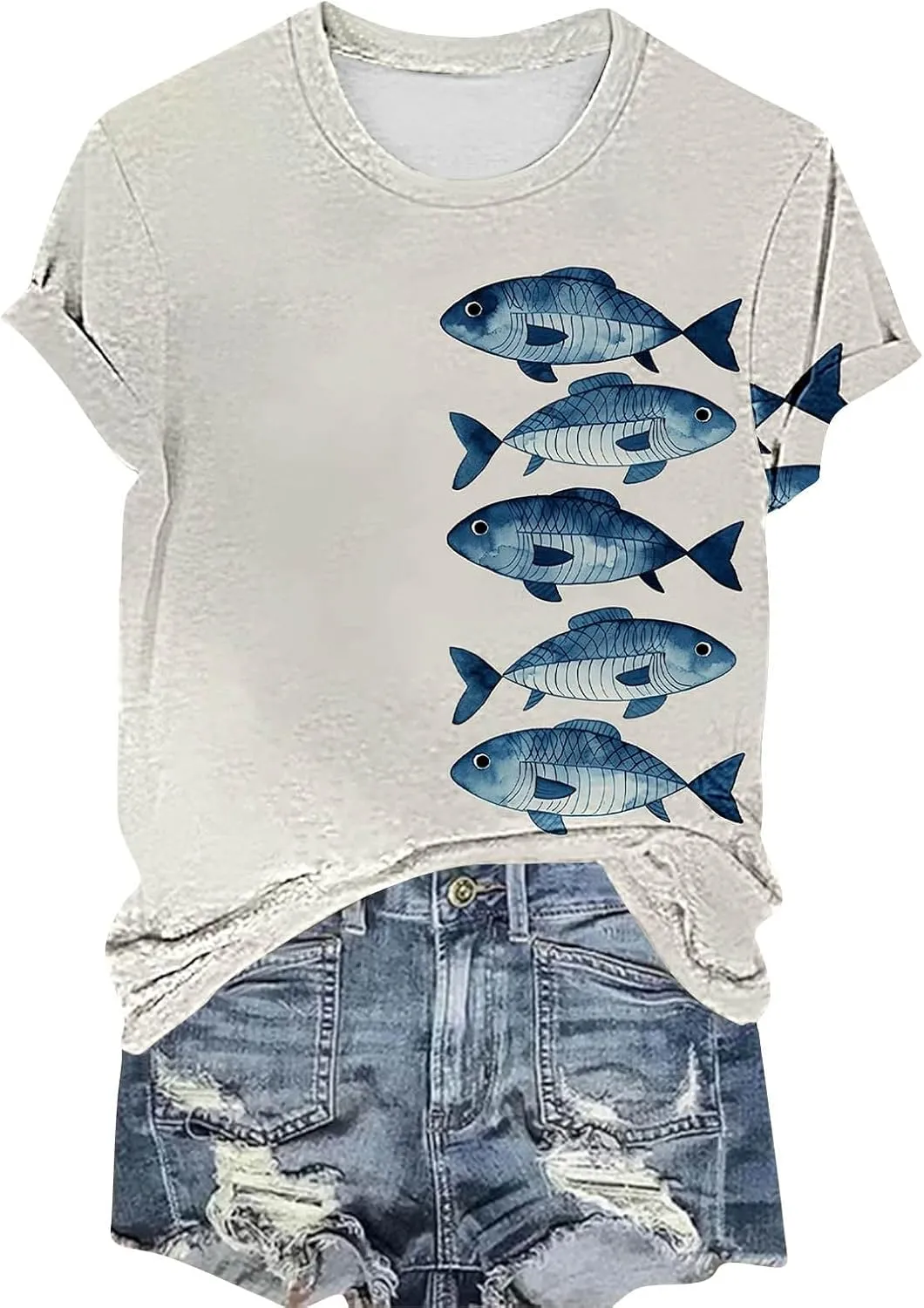 Plus Size Short Sleeve T Shirt for Women Casual Graphic Crewneck Tunic Tops Lightweight Soft Summer Shirts