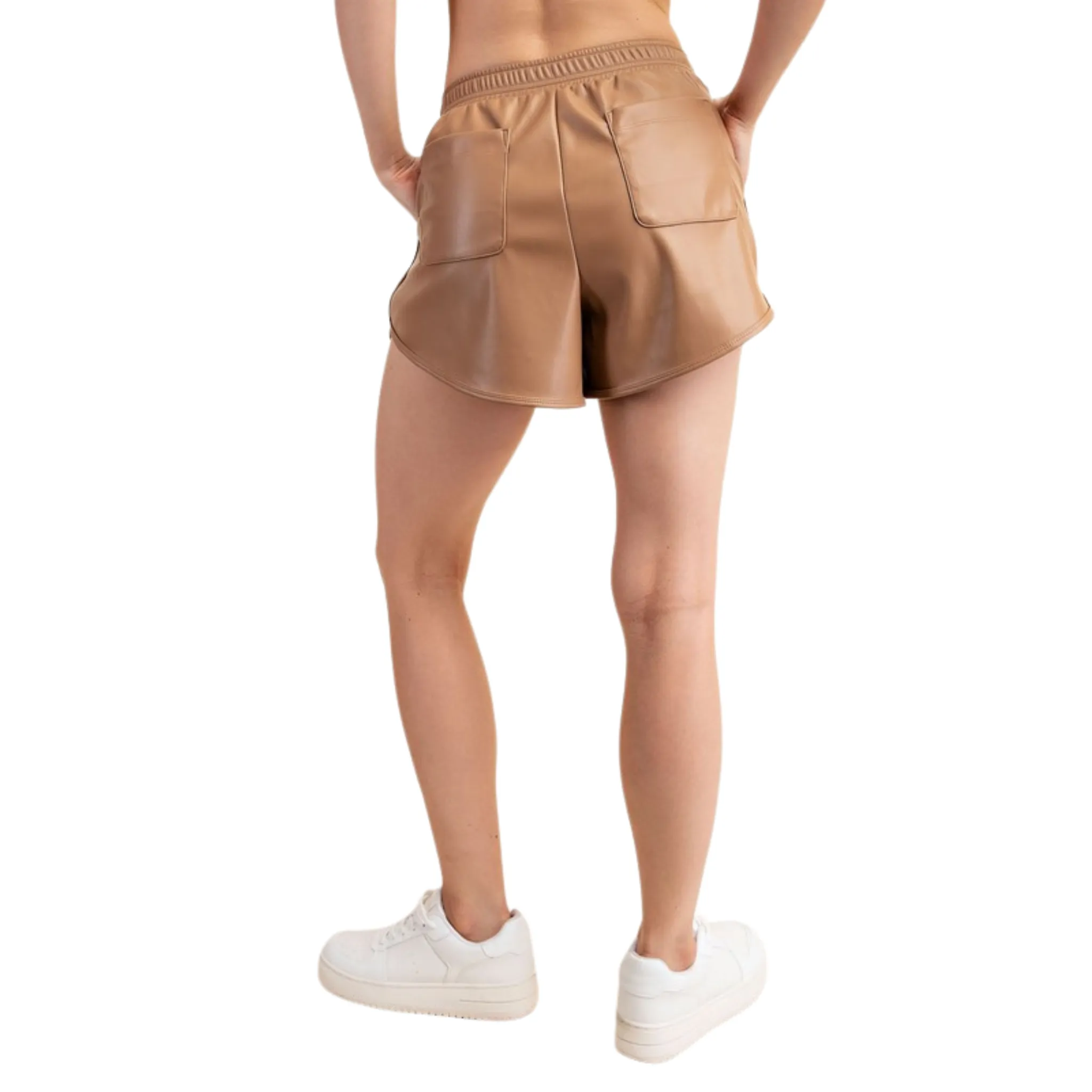 PU Leather Shorts