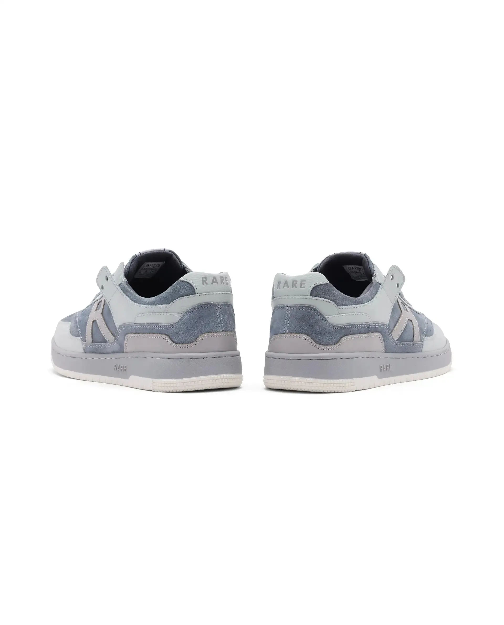 Rare Rabbit Men's Gabbs Grey Plain Shoes