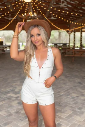 Rebel Chic Faux Leather Shorts