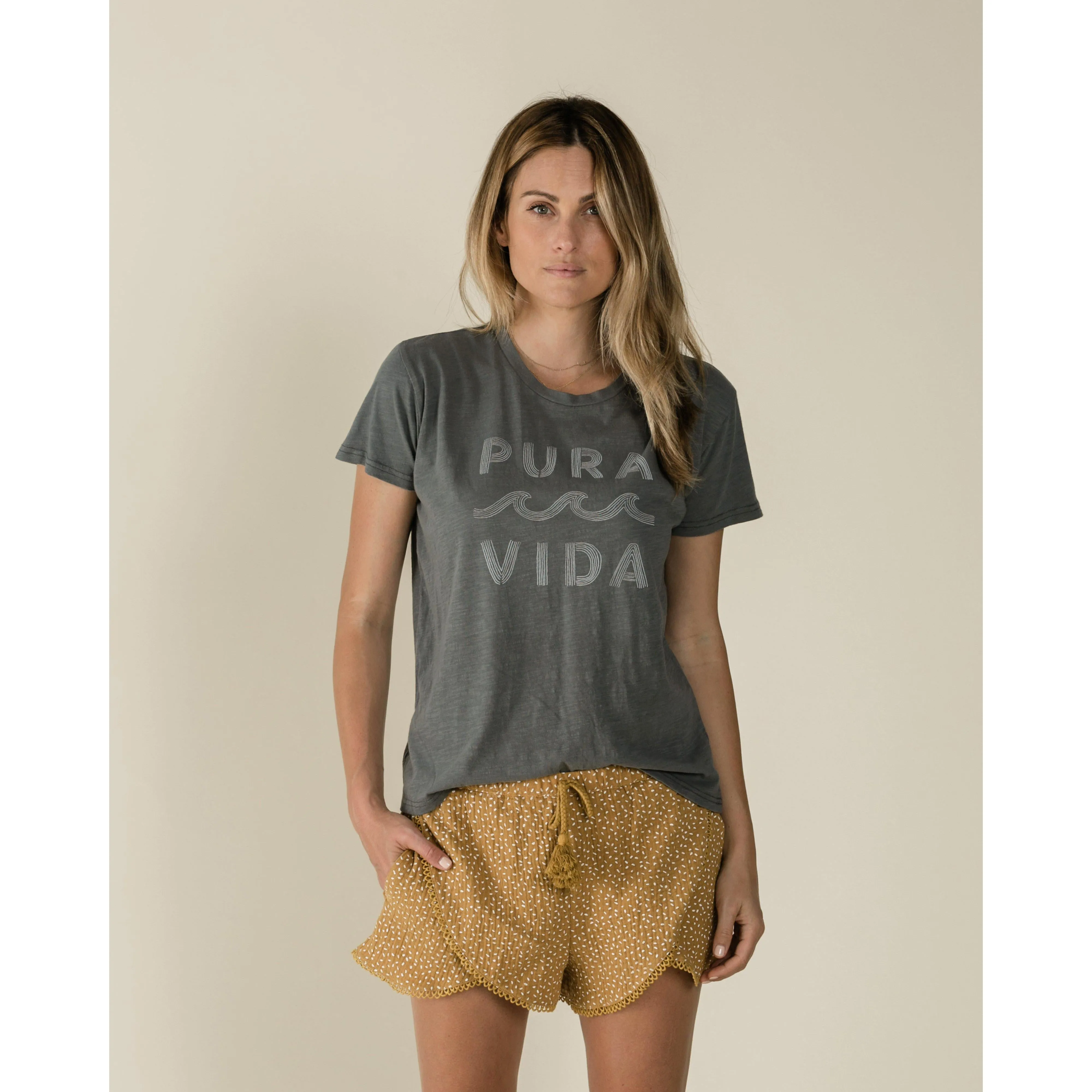 Rylee & Cru Seeds Scallop Short