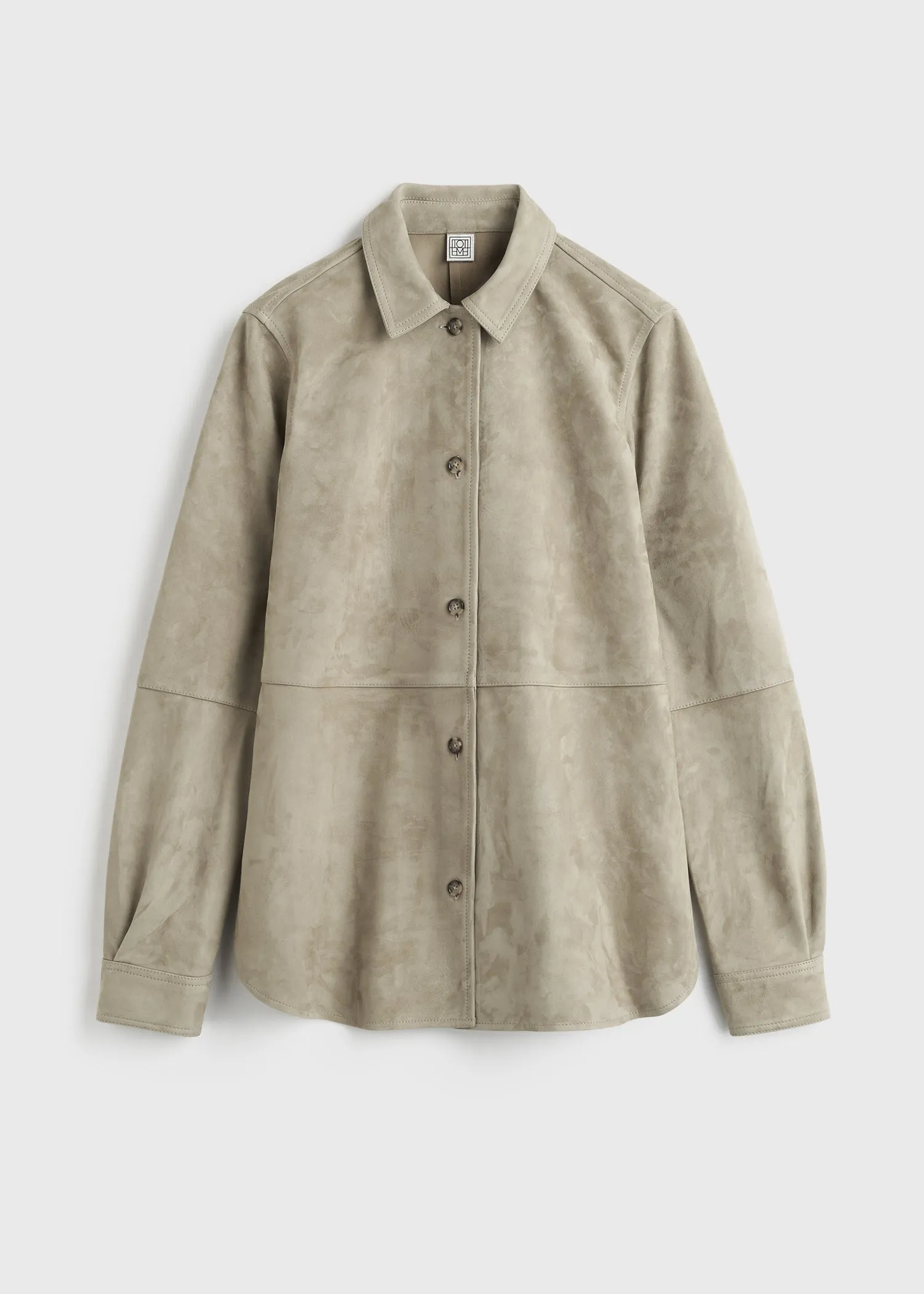 Soft suede shirt desert