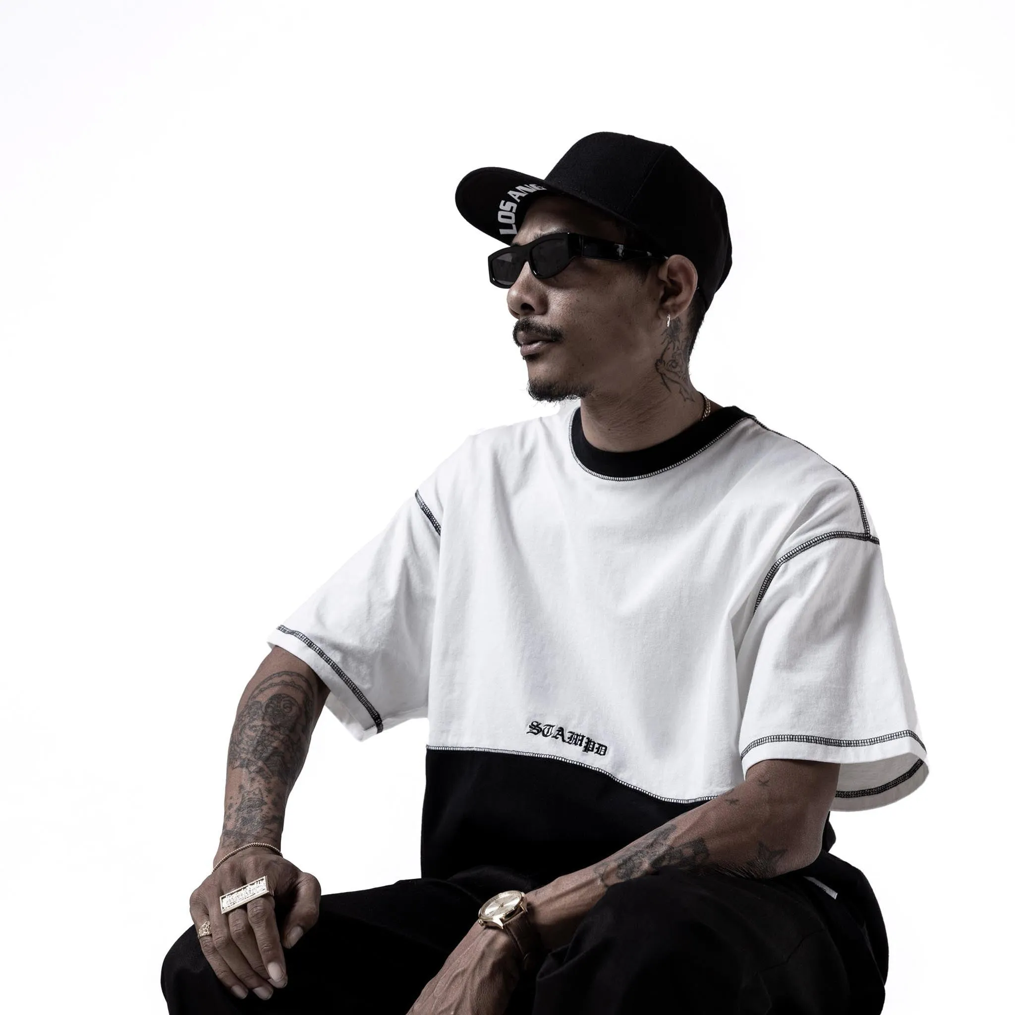 STAMPD MYB Colorblocked Tee Split