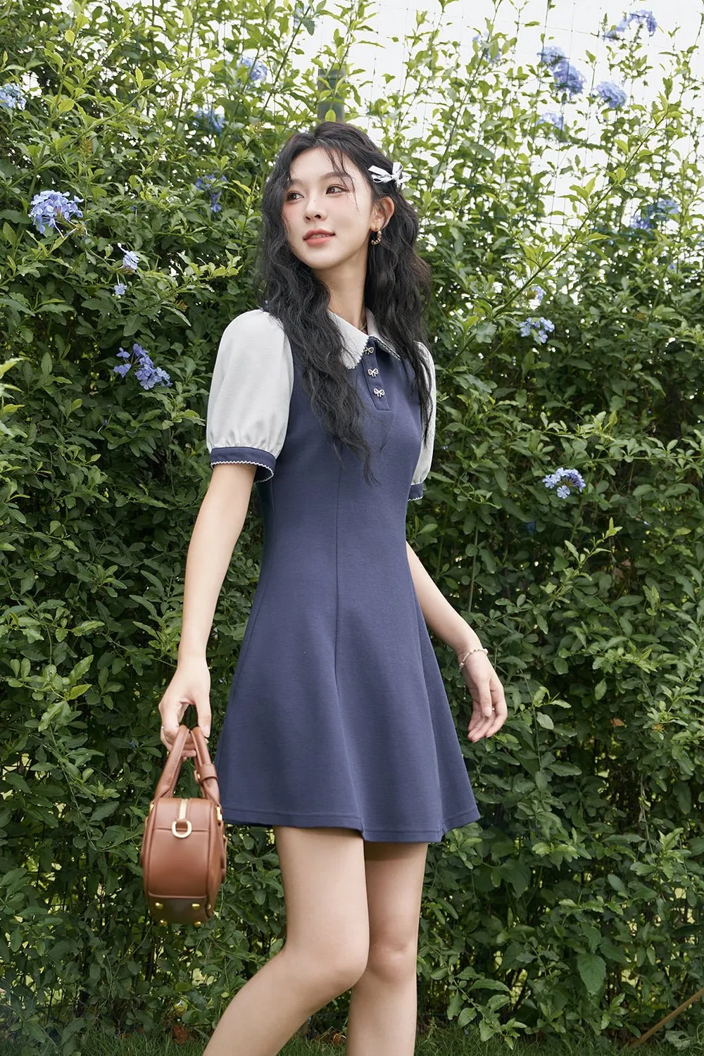 Women's Blue Mini Dress