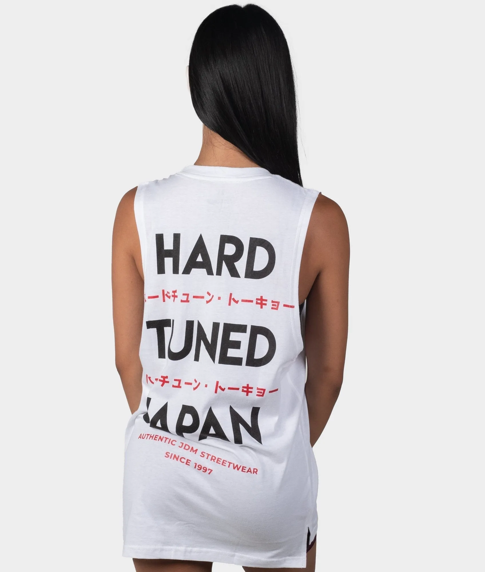 Womens HTxJPN Crossing Tank - White