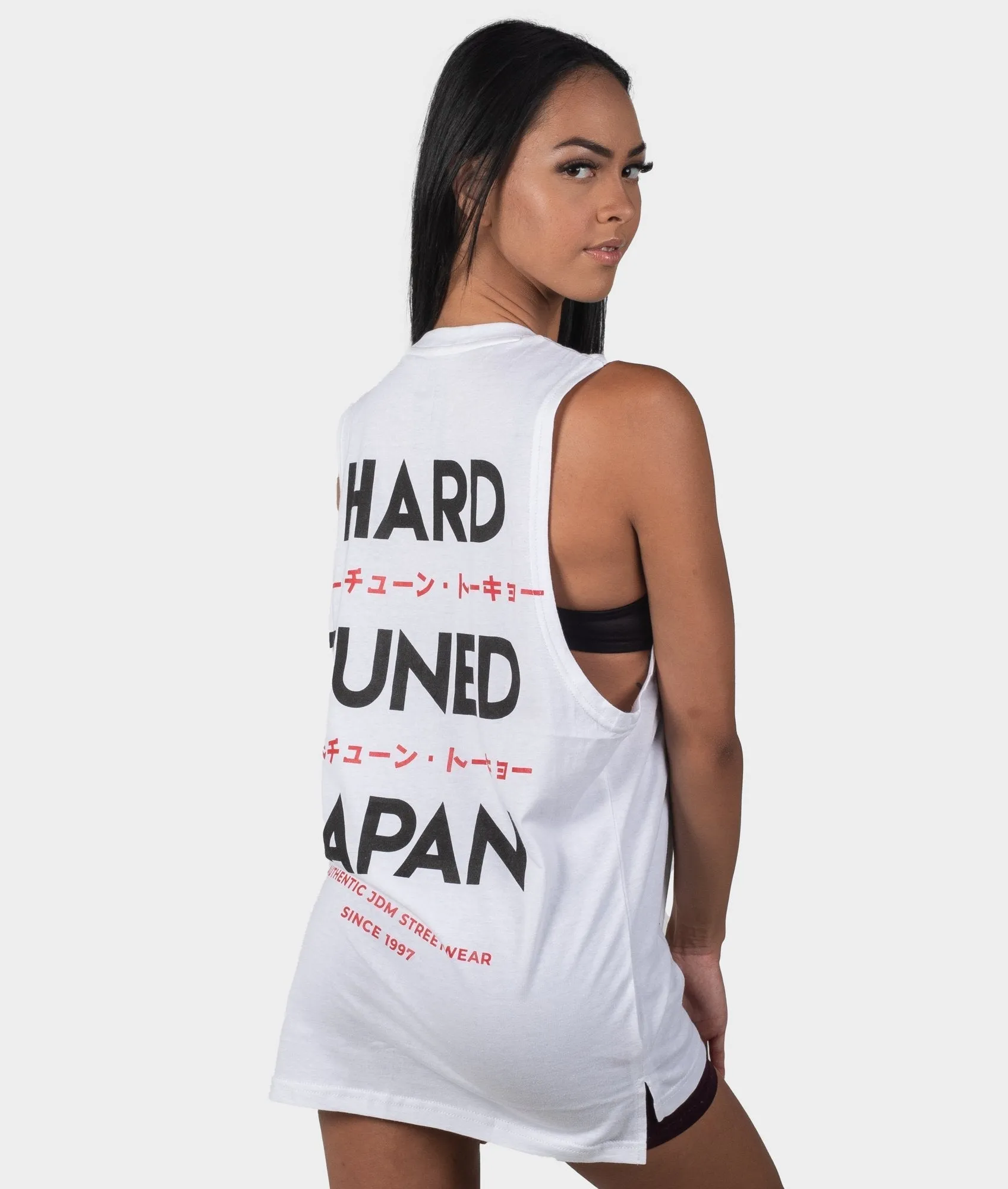 Womens HTxJPN Crossing Tank - White