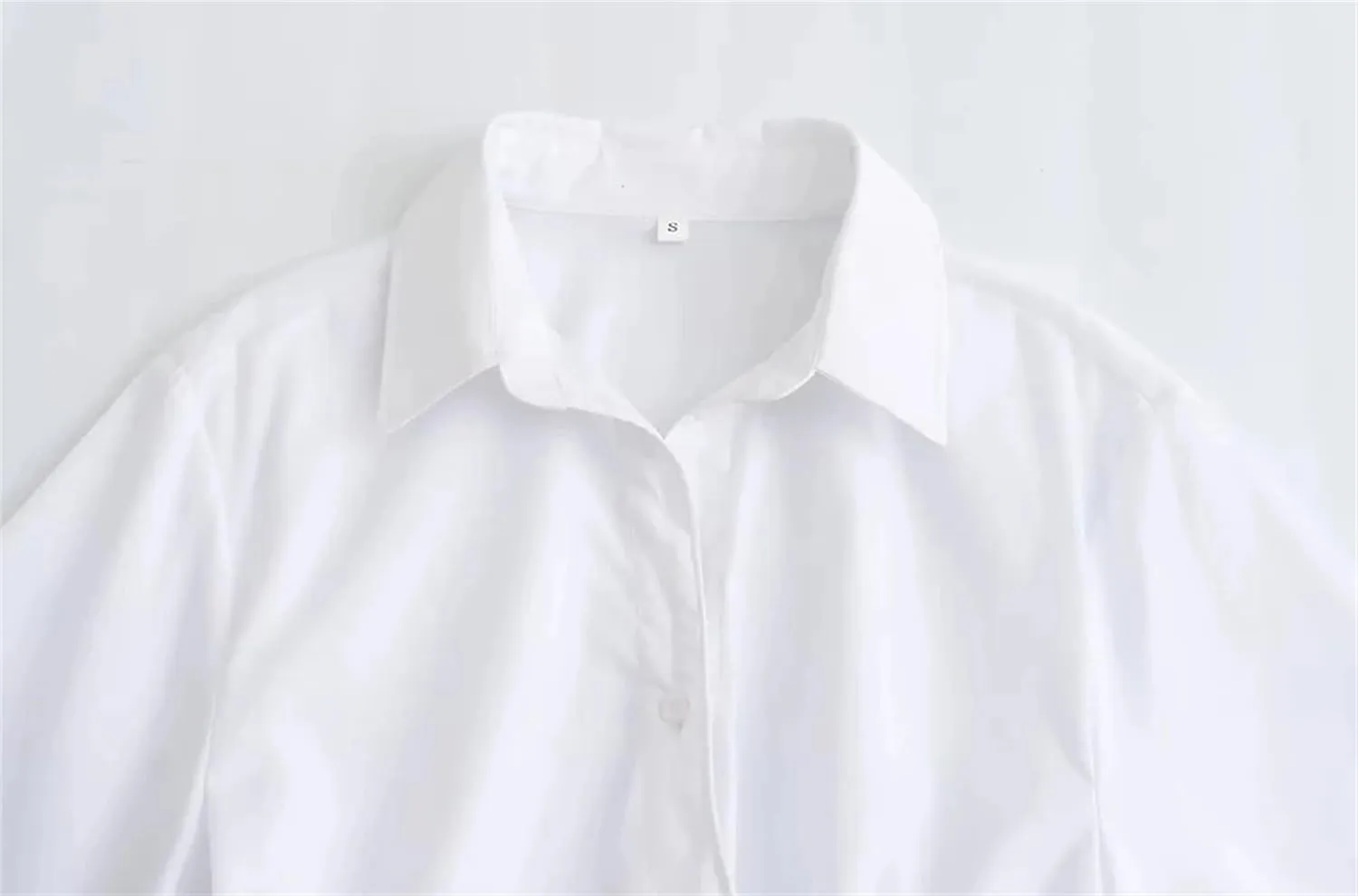 Women's Long Sleeve Kimono Shirt Bow Tie Front Button Shirt Lightweight Chic Tops